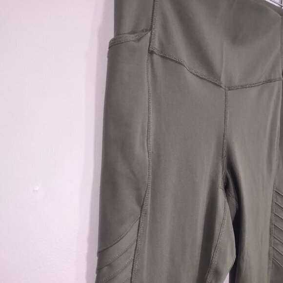 Women's All In Motion Dark Green Leggings Size XXL - Picture 5 of 5